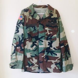 Authentic US Army Camouflage Men’s Button Down